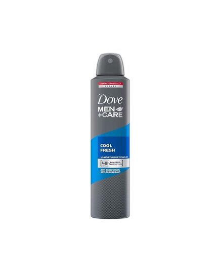 Dove Men+Care Cool Fresh tough on sweat, not on skin Anti-perspirant Deodorant Aerosol 48h Sweat & O