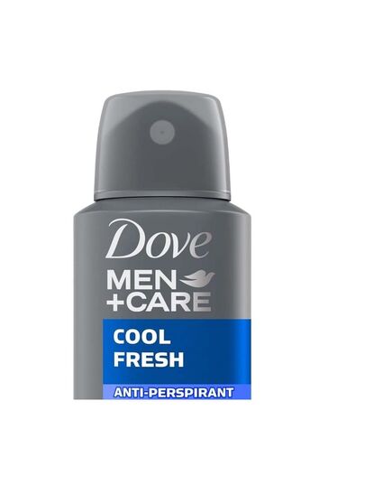 Dove Men+Care Cool Fresh tough on sweat, not on skin Anti-perspirant Deodorant Aerosol 48h Sweat & O