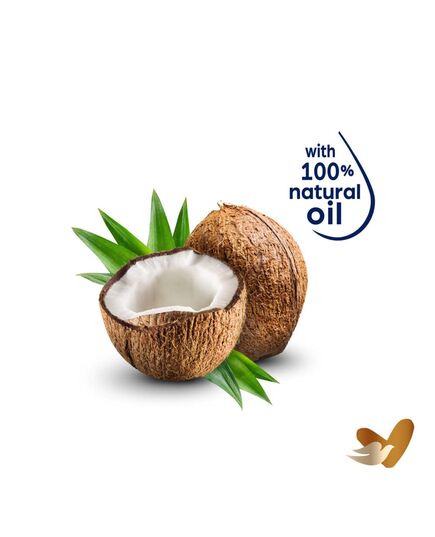 Dove Body Love Restoring Care Body Lotion, made with 100 percent Natural Oils, Coconut Oil and Almond Milk, up to 72 hours of Moisturization, 400ml