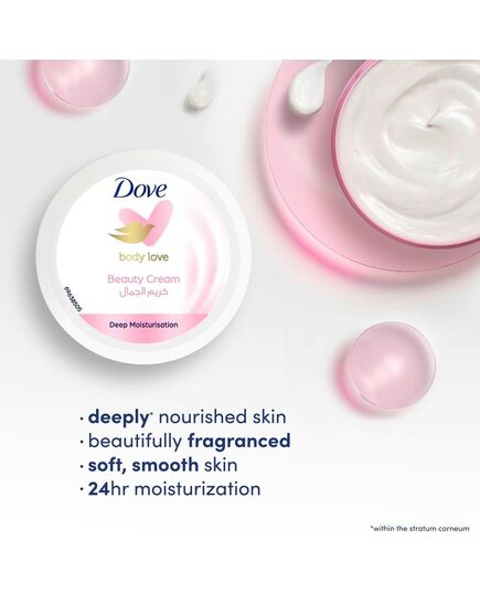 Dove Nourishing Body Care Beauty Cream for Soft & Smooth skin deep moisturization 150G