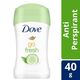 Dove antiperspirant stick cucumber & green tea, 40g