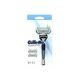 Gillette SkinGuard Sensitive Razor for Men with 1 Handle + 2 Blade Refills – Designed for Sensitive Skin to Prevent Razor Bumps and Irritation – With Lubrastrip and Precision Trimmer