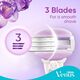 Gillette Venus ComfortGlide Breeze Blades Refills 3 Bladed, 4 Count