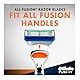 Gillette Fusion 5 Blades Refills, 5 Bladed, 4 Count