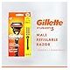 Gillette Fusion5 Men's Razor Handle With 5 Blades - SPECIAL OFFER
