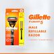 Gillette Fusion5 Men's Razor Handle With 5 Blades - SPECIAL OFFER