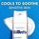Gillette Shaving Foam for Sensitive Skin with Aloe Vera, 200ml – Hydrating, Protective, and Soothing Formula for Men – Lightly Fragranced, Alcohol-Free, Dermatologist-Tested