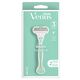 Gillette Venus Smooth Sensitive Shaving Razor - One Handle + 2 Blade Refills - Green