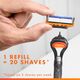 Gillette Fusion5 Men's Razor Handle + 2 Blade Refills