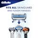 Gillette SkinGuard Sensitive Razor Handle with 2 Blade