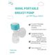 La Frutta MuM Easy Flow Electric Breast Pump, 180 ml bottle, Portable,Anti-Backflow, 3 Modes & 9 Levels LED Screen Display, USB Rechargeable, Ultra-Quiet and Pain Free