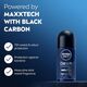 NIVEA MEN Antiperspirant Roll-on for Men, DEEP Black Carbon Antibacterial, Dark Wood Scent, 50ml