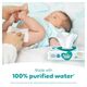 Pampers Sensitive Wipes, 224 Baby Wipes, 4x 56 Wipe Count, 0% Achel & Fragrance, Suitable for Hands & Face – Packaging May Vary