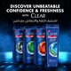CLEAR MEN Complete Care 3in1 Shampoo, For Hair, Face & Body With Activated Charcoal, for 100% dandruff free hair and moisturized skin, 900ml