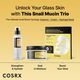 COSRX Glass Skin Starter Set, Advanced Snail 96 Mucin Power Essence (1.69 fl.oz*2) & Retinol 0.1 Cream Mini (0.1 oz), Daily Hydrating & Firming Skincare Kit for Beginners, Gift Set, Korean Skincare