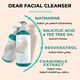 Dear Facial Cleanser 400 ml - Purifies the Skin - With Vitamin E & Matmarine - Panthenol- Removes Impurities and Pimples - Closes Pores - Reduces Sebum Secretion - deep cleansing and skin hydration