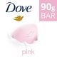 Dove Beauty Cream Bar Soap Pink Made with ¼ moisturizing cream 90G