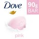 Dove Beauty Cream Bar Soap Pink Made with ¼ moisturizing cream 90G