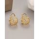 1 Pair Kids Fashion Hoop Earrings For Daily Decoration For Party Jewelry Birthday Gift