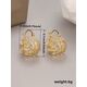 1 Pair Kids Fashion Hoop Earrings For Daily Decoration For Party Jewelry Birthday Gift