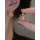1 Pair Kids Fashion Hoop Earrings For Daily Decoration For Party Jewelry Birthday Gift