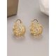 1 Pair Kids Fashion Hoop Earrings For Daily Decoration For Party Jewelry Birthday Gift