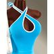 Amplova Backless Halter Neck Flared Leg Sports Jumpsuit