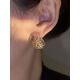 1 Pair Kids Fashion Hoop Earrings For Daily Decoration For Party Jewelry Birthday Gift