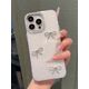 Luxury Pink Bowknot Element Shiny Crystal Rhinestone Fashion Phone Case Luxury Pink Camera Phone Case Compatible With IPhone 16 15 14 13 12 11 Pro Max Plus 3D Glitter Bow Soft Transparent Back Cover W